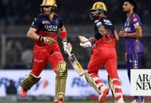 فاز فريق Royal Challengers Bengaluru على بطل الدفاع Kolkata Knight Riders في المباراة الافتتاحية IPL