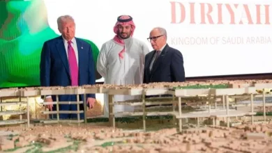 محمد بن سلمان يصطحب ترمب في جولة بحي الطريف التاريخي