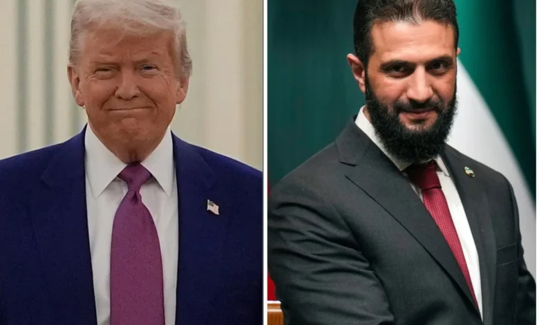 ترمب يلتقي الشرع في الرياض غداة التعهد برفع العقوبات عن سوريا ترمب يلتقي الشرع في الرياض غداة التعهد برفع العقوبات عن سوريا