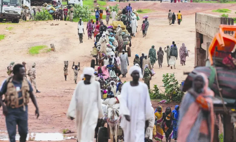 وفاة 13 سودانياً جوعاً بمعسكر للاجئين في تشاد وفاة 13 سودانياً جوعاً بمعسكر للاجئين في تشاد